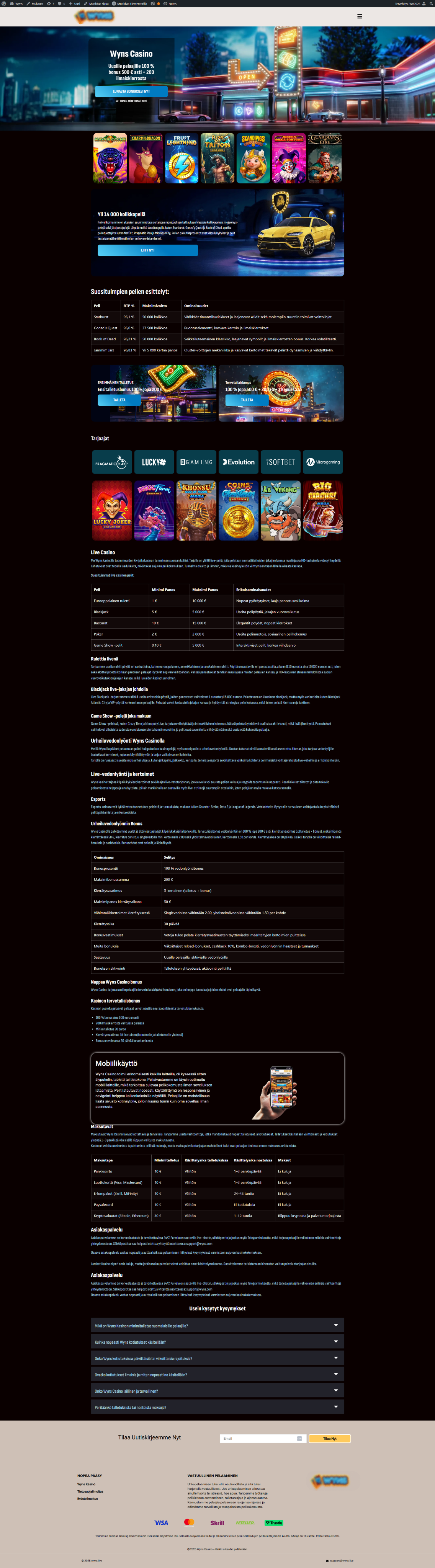 Business Pro website template